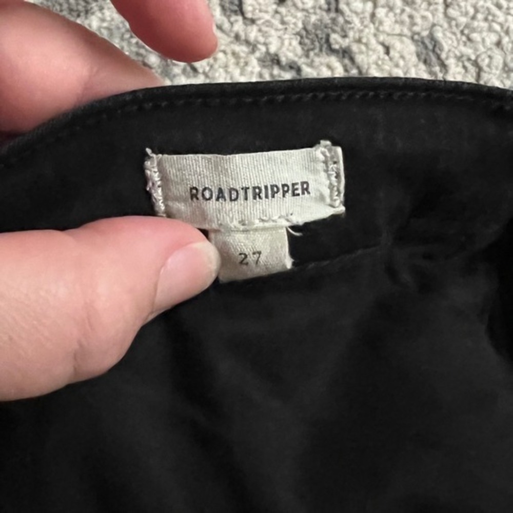 Madewell Roadtripper High Rise Skinny Jeans Black Size 27 - Picture 4 of 7